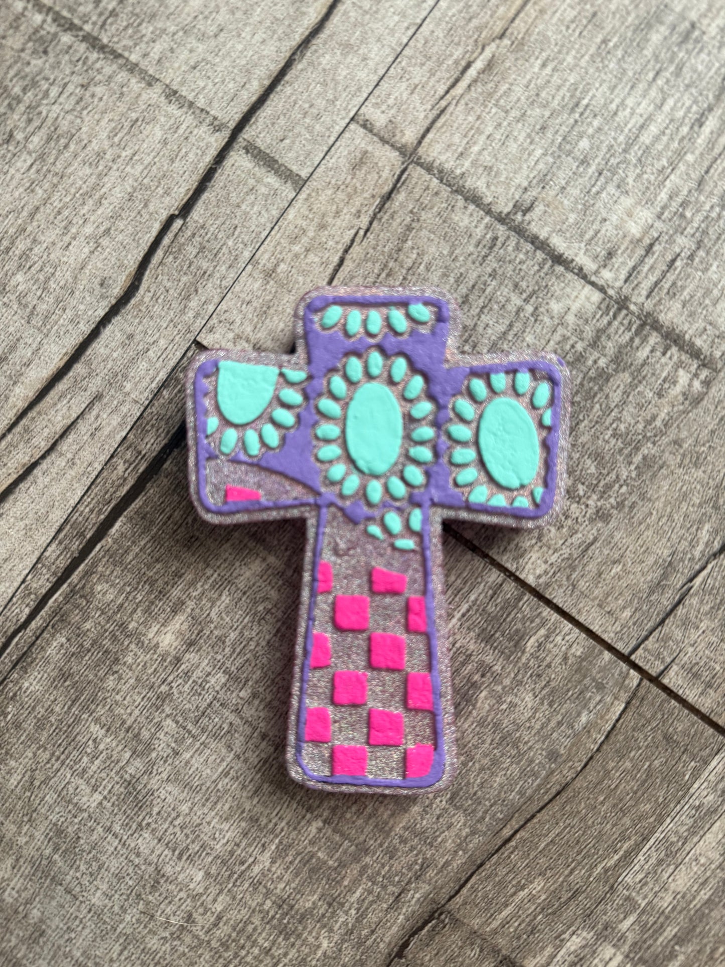 Checkered cross car Freshie