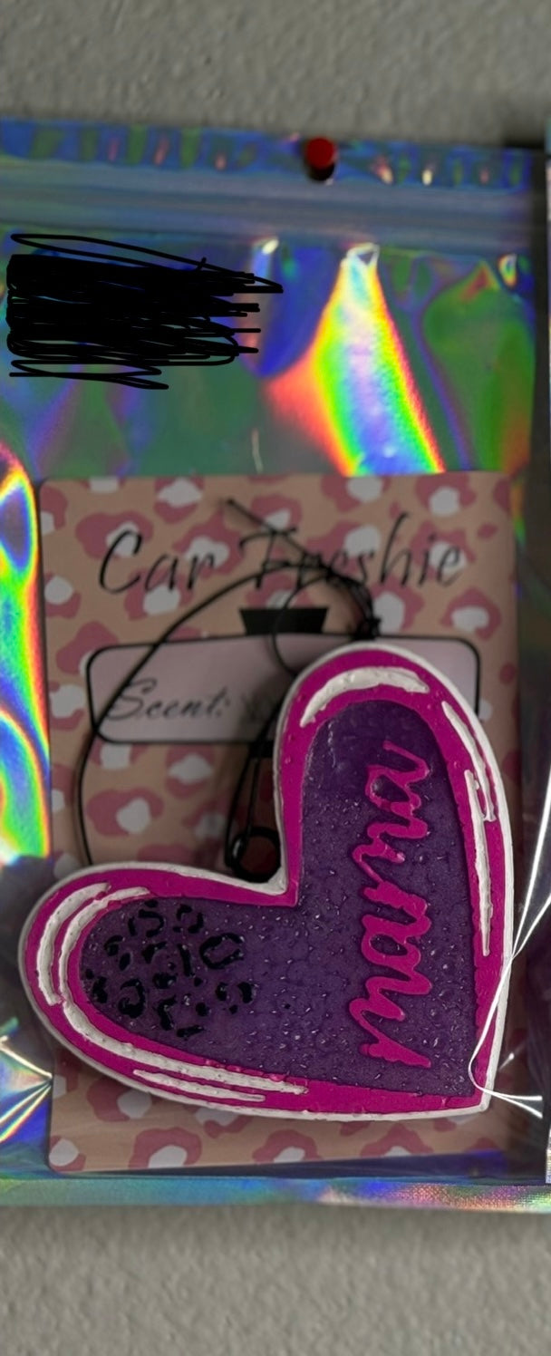 Mama heart car Freshie