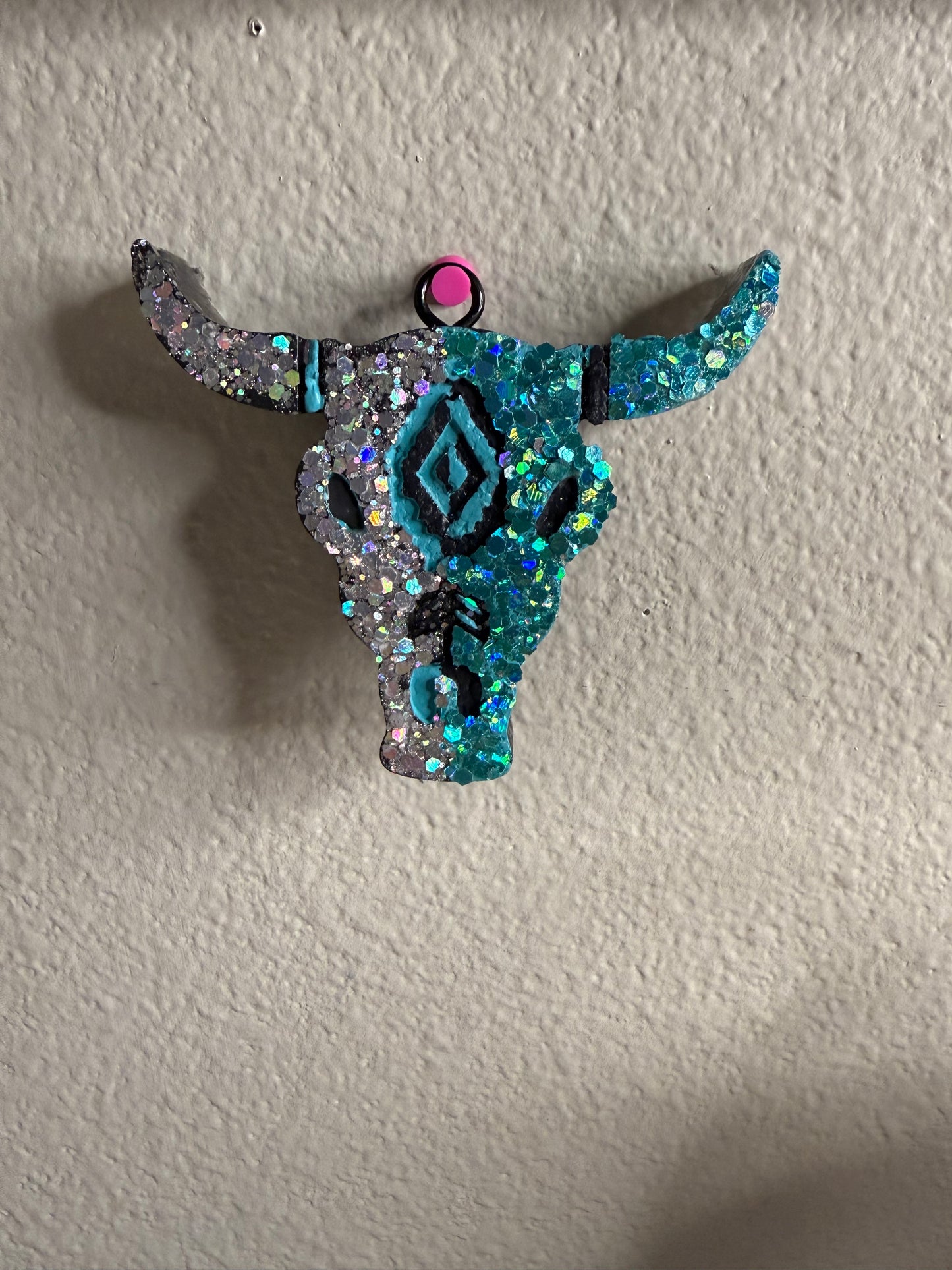 Bull Skull Car Freshie